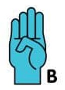 B